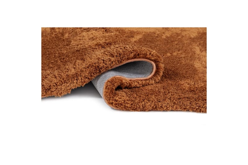 Langhåret teppe Royal Deluxe Rund - 120x120 cm, Terrakotta - Tekstiler - Tepper & Matter - Moderne tepper - Ryeteppe