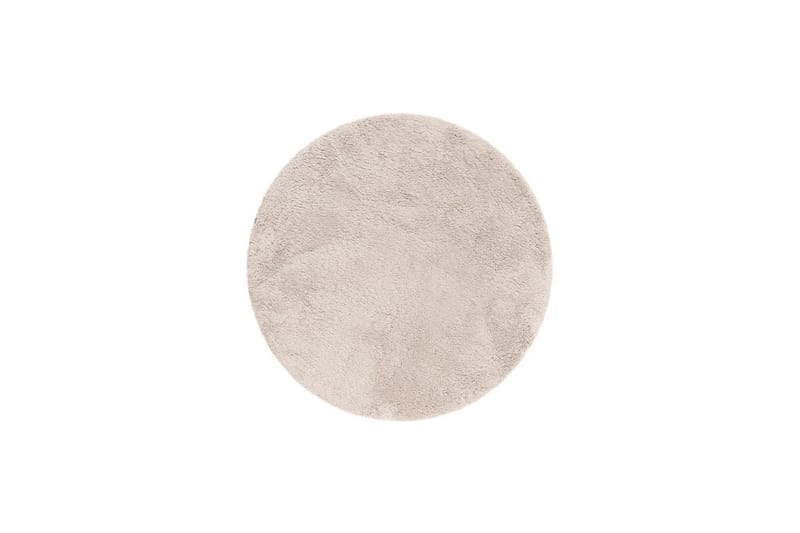 Langhåret teppe Royal Deluxe Rund - 160x160 cm, Greige - Tekstiler - Tepper & Matter - Moderne tepper - Ryeteppe