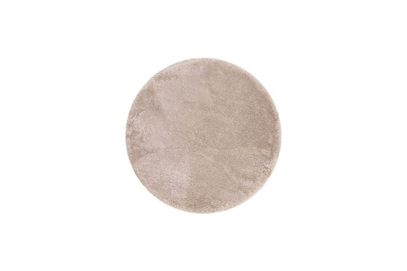 Langhåret teppe Royal Deluxe Rund, 160x160 cm, Lin