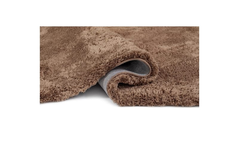 Langhåret teppe Royal Deluxe Rund - 160x160 cm, Mokka - Tekstiler - Tepper & Matter - Moderne tepper - Ryeteppe