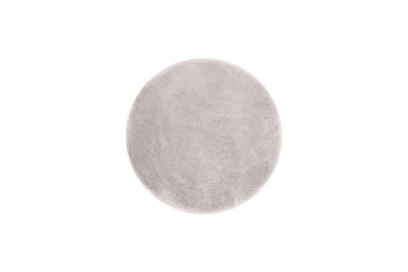 Langhåret teppe Royal Deluxe Rund, 160x160 cm, Sølv
