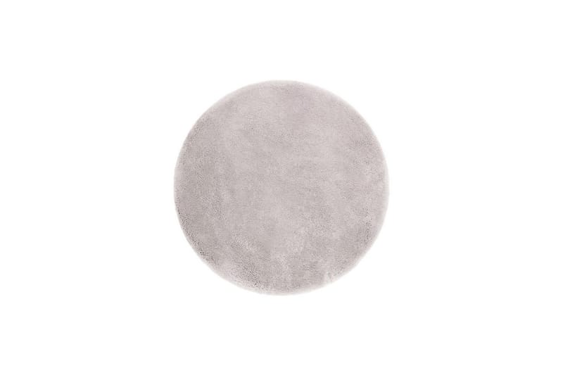 Langhåret teppe Royal Deluxe Rund - 160x160 cm, Sølv - Tekstiler - Tepper & Matter - Moderne tepper - Ryeteppe