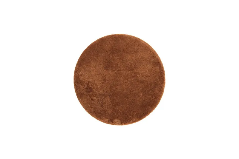Langhåret teppe Royal Deluxe Rund - 160x160 cm, Terrakotta - Tekstiler - Tepper & Matter - Moderne tepper - Ryeteppe