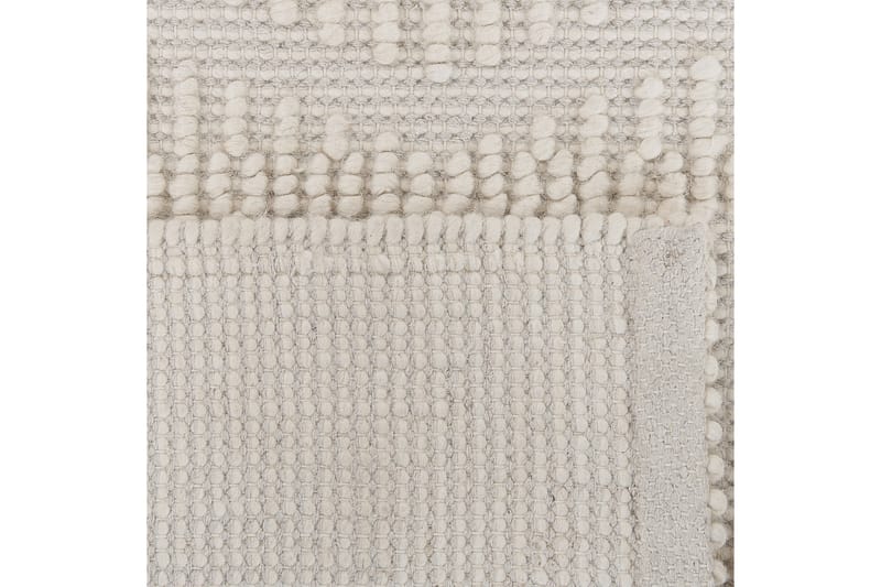 Lapseki Ullteppe 200x200 cm - Beige - Tekstiler - Tepper & Matter - Moderne tepper - Ullteppe
