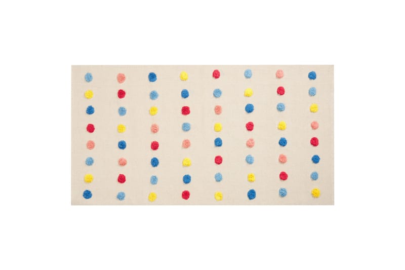 Leles Bomullsteppe 80x150 cm, Beige