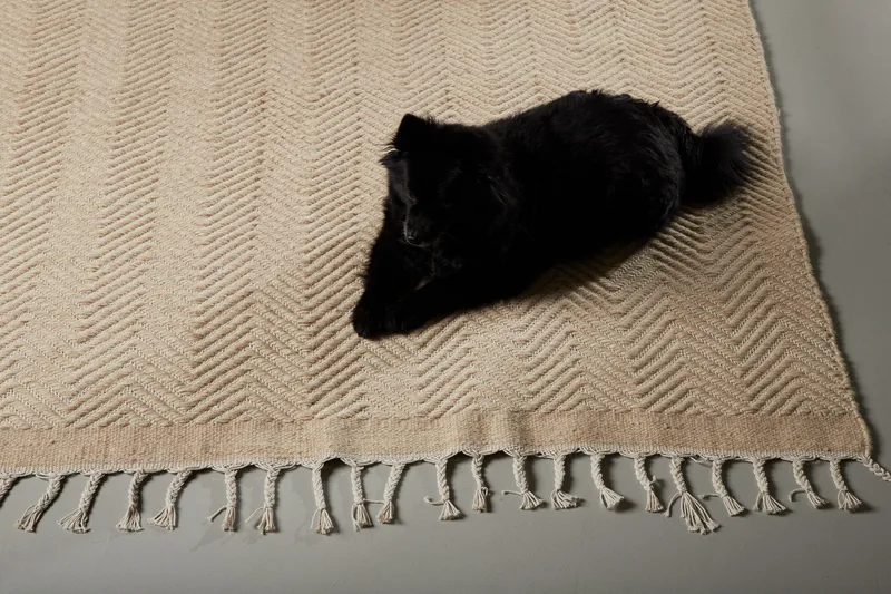 Loke Ullteppe 200x300 cm, Beige