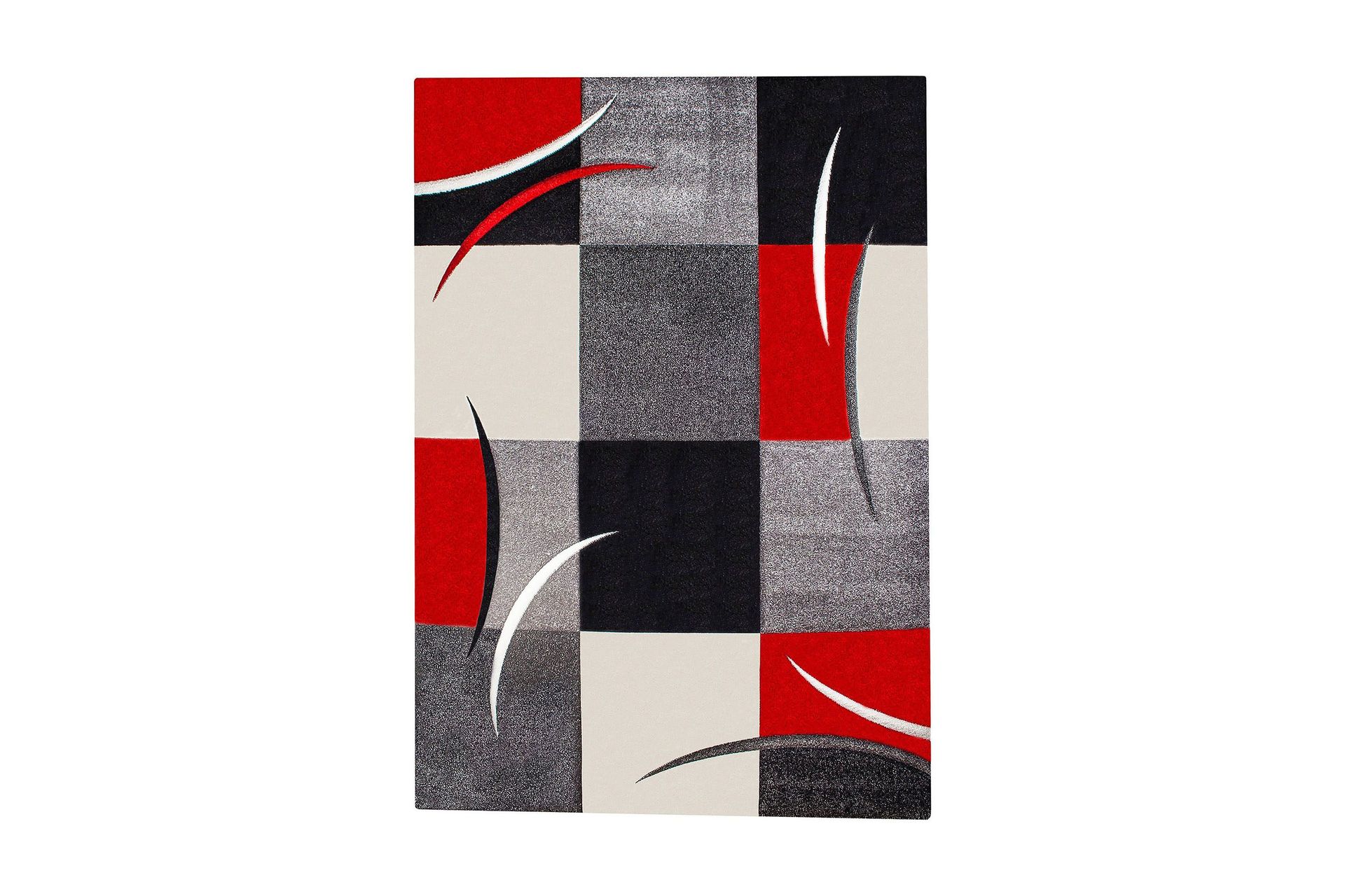 London Patch Friezematte 200x290 - Rød