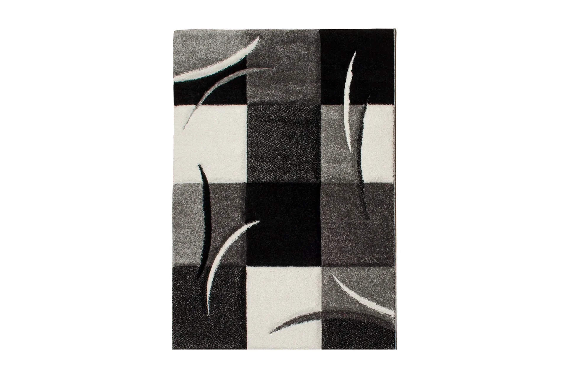 London Patch Friezematte 200x290 - Svart