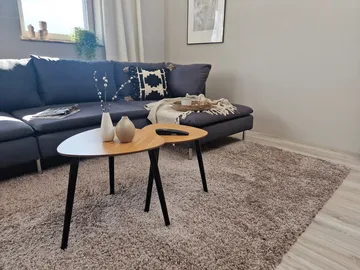Lounge Ryeteppe 160x230 cm Rektangulær - Lin - Tekstiler - Tepper & Matter - Moderne tepper - Ryeteppe