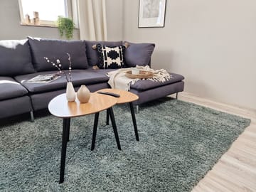 Lounge Ryeteppe 200x290 cm Rektangulær - Grønn - Tekstiler - Tepper & Matter - Moderne tepper - Ryeteppe