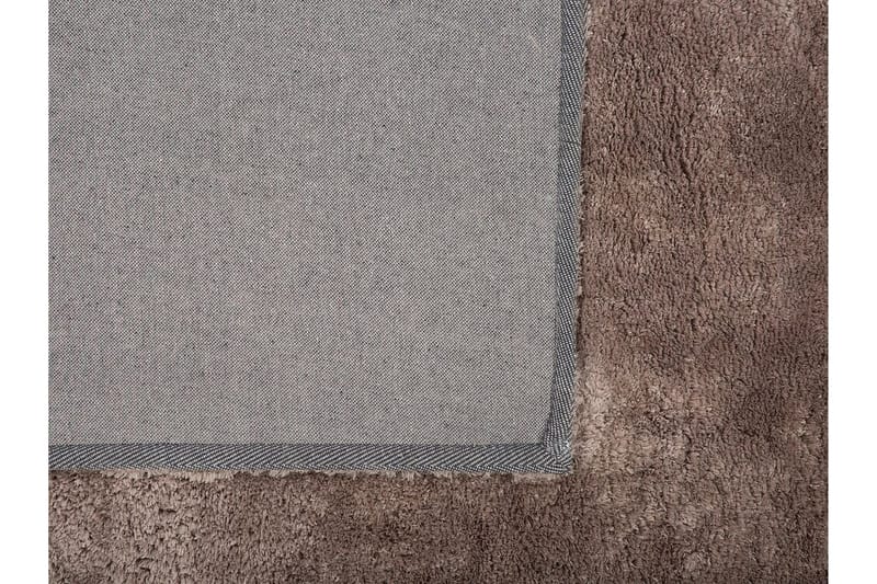 Lyme Matte Lång Lugg 200x200 cm - Lysebrun - Tekstiler - Tepper & Matter - Moderne tepper - Ryeteppe