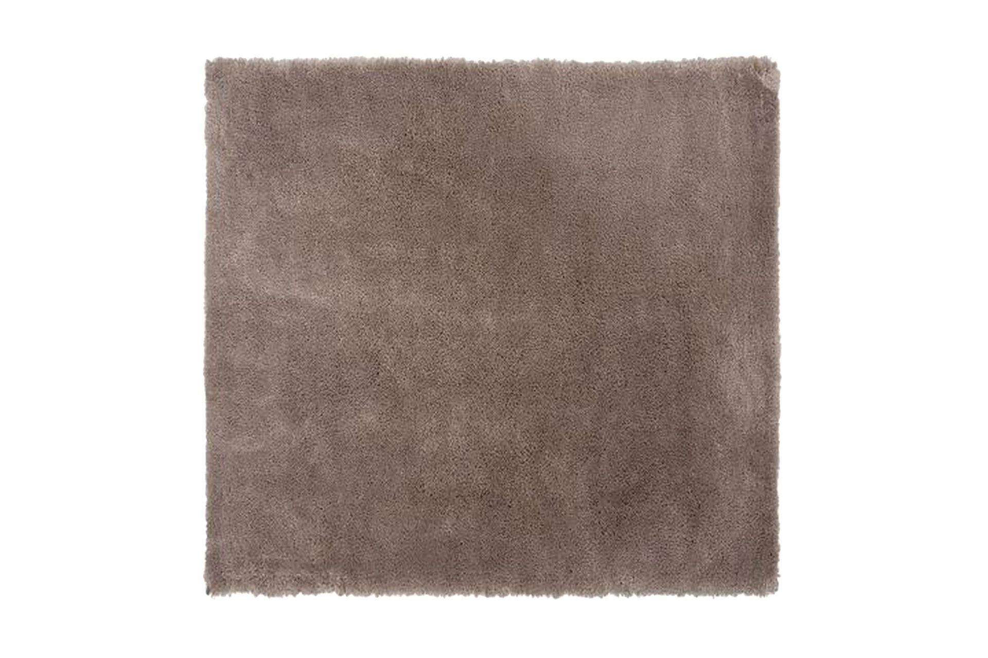 Lyme Matte Lång Lugg 200x200 cm - Lysebrun