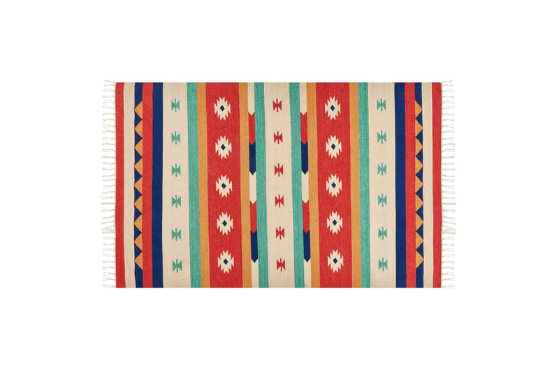 Margara Bomullsteppe 140x200 cm, Rød