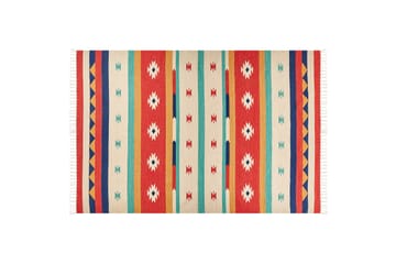 Margara Bomullsteppe 200x300 cm - Rød - Tekstiler - Tepper & Matter - Moderne tepper - Bomullstepper