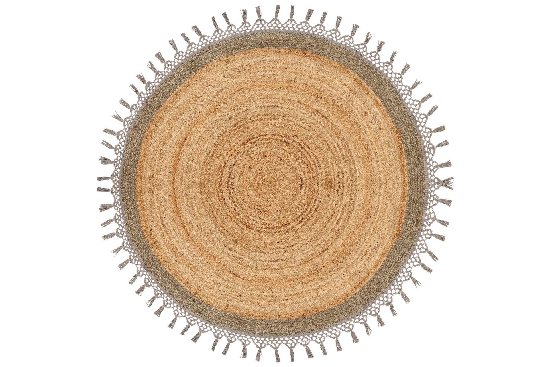 Marts Juteteppe 140 cm Rund - Beige