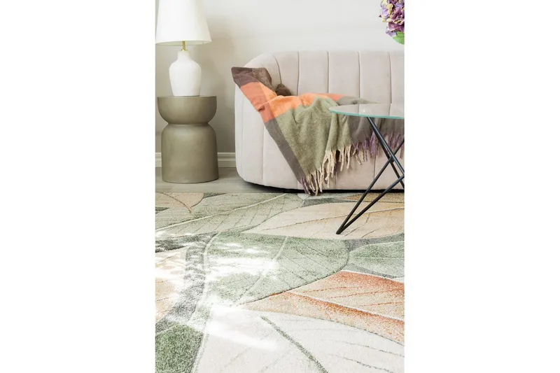 Maskinvevd teppe Brilliance Flower - 140x200 cm - Tekstiler - Tepper & Matter - Moderne tepper - Wiltontepper