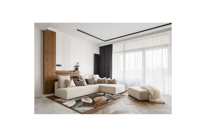 Maskinvevd teppe Brilliance Flower - 160x230 cm - Tekstiler - Tepper & Matter - Moderne tepper - Wiltontepper