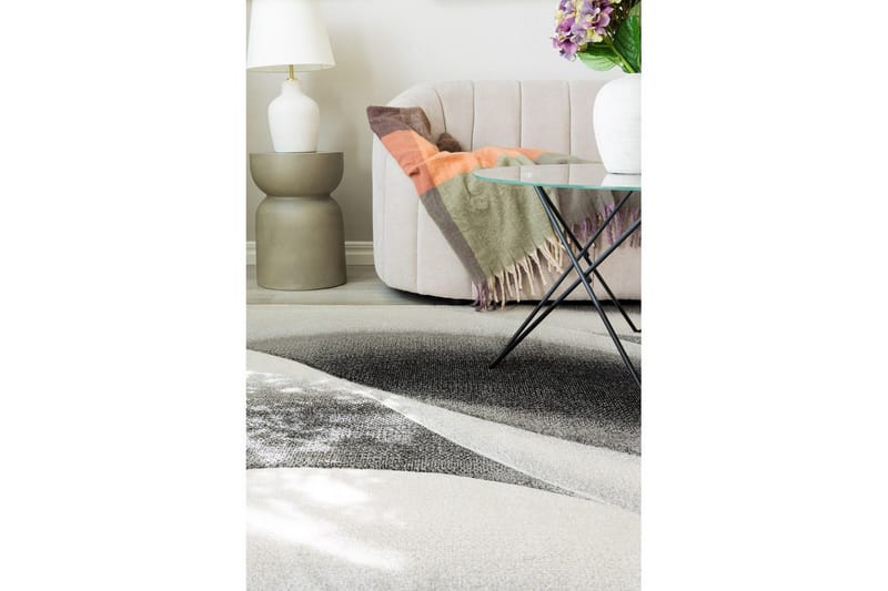 Maskinvevd teppe Brilliance Modern - 140x200 cm, Grå - Tekstiler - Tepper & Matter - Moderne tepper - Wiltontepper