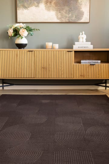 Maskinvevd teppe Castello Art 240x340 cm - Sjokolade - Tekstiler - Tepper & Matter - Moderne tepper - Wiltontepper