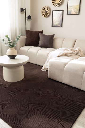 Maskinvevd teppe Castello Art 240x340 cm - Sjokolade - Tekstiler - Tepper & Matter - Moderne tepper - Wiltontepper