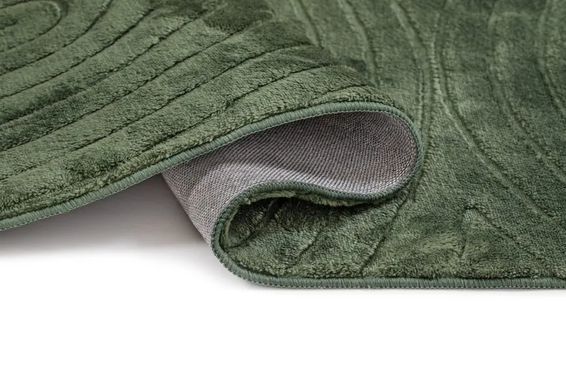 Maskinvevd teppe Cozy Zen 155x230 cm - Smaragdgrønn - Tekstiler - Tepper & Matter - Moderne tepper - Wiltontepper