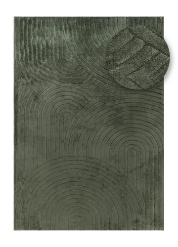 Maskinvevd teppe Cozy Zen 155x230 cm - Smaragdgrønn - Tekstiler - Tepper & Matter - Moderne tepper - Wiltontepper