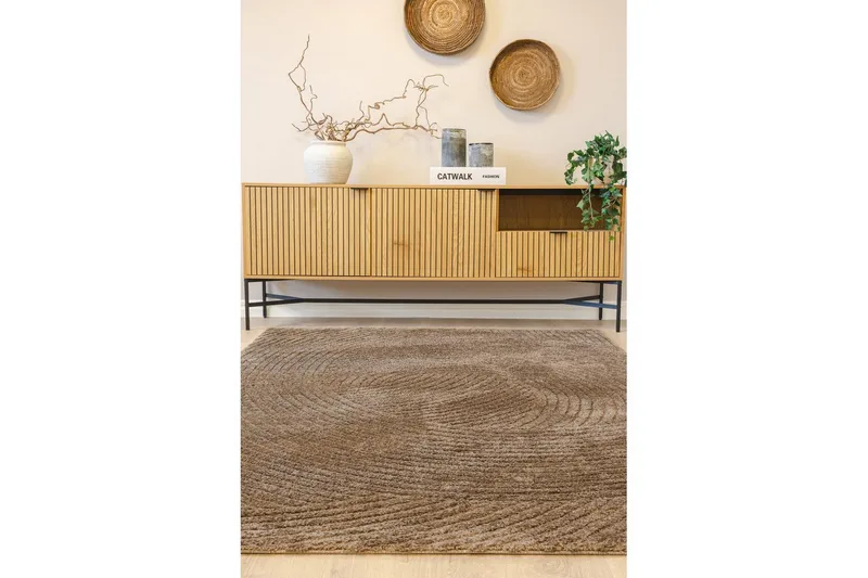 Maskinvevd teppe Genova Harmony - 140x200 cm, Mokka - Tekstiler - Tepper & Matter - Moderne tepper - Wiltontepper