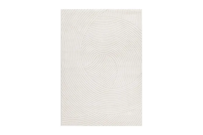 Maskinvevd teppe Genova Harmony, 160x230 cm, Hvit