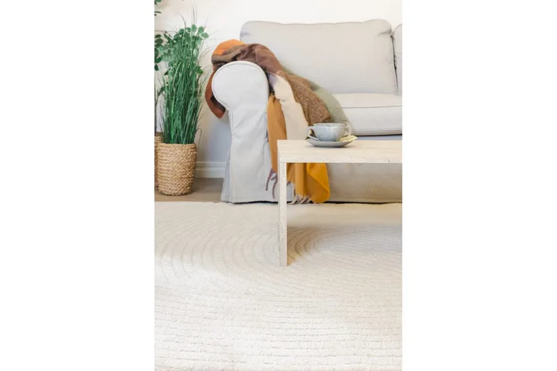 Maskinvevd teppe Genova Harmony - 240x340 cm, Hvit - Tekstiler - Tepper & Matter - Moderne tepper - Wiltontepper