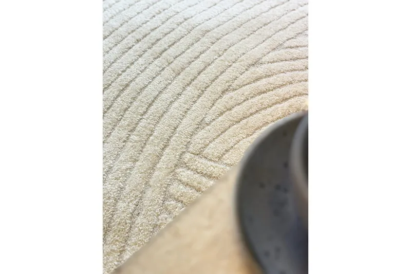 Maskinvevd teppe Genova Harmony - 240x340 cm, Hvit - Tekstiler - Tepper & Matter - Moderne tepper - Wiltontepper