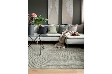 Maskinvevd teppe Genova Zen - 200x290 cm, Grønn - Tekstiler - Tepper & Matter - Moderne tepper - Wiltontepper