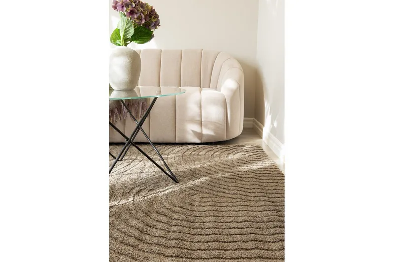 Maskinvevd teppe Genova Zen - 200x290 cm, Mokka - Tekstiler - Tepper & Matter - Moderne tepper - Wiltontepper