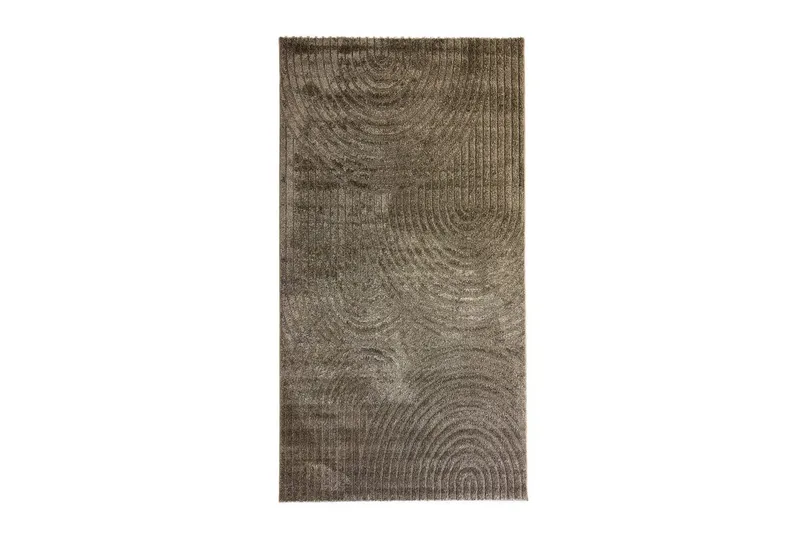 Maskinvevd teppe Genova Zen, 80x250 cm, Mokka