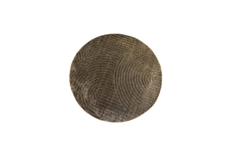 Maskinvevd teppe Genova Zen Rund - 160x160 cm, Mokka - Tekstiler - Tepper & Matter - Moderne tepper - Wiltontepper
