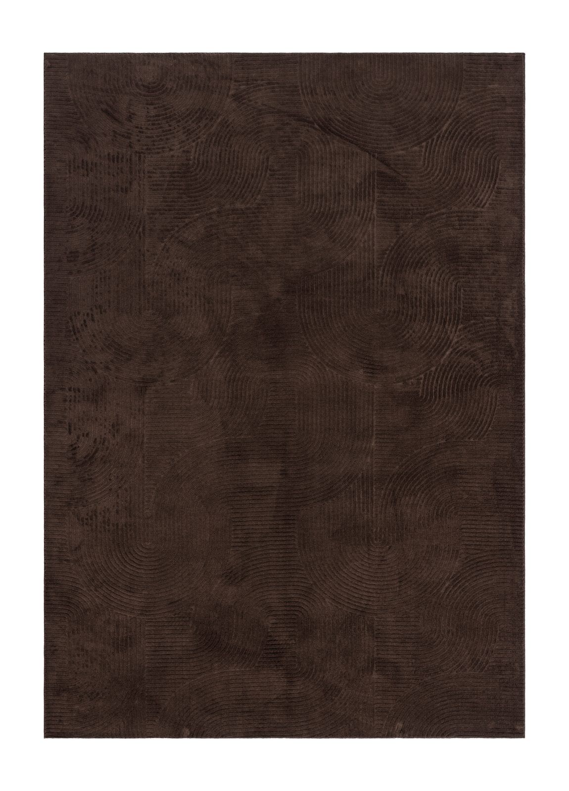 Maskinvevd teppe KM Home Castello Art GANG 80x150 Sjokolade - Sjokolade