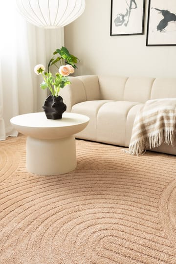 Maskinvevd teppe KM Home Genova Zen 160x230 cm Peach - Peach - Tekstiler - Tepper & Matter - Moderne tepper - Wiltontepper