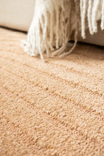 Maskinvevd teppe KM Home Genova Zen 200x290 cm Peach - Fersken - Tekstiler - Tepper & Matter - Moderne tepper - Wiltontepper