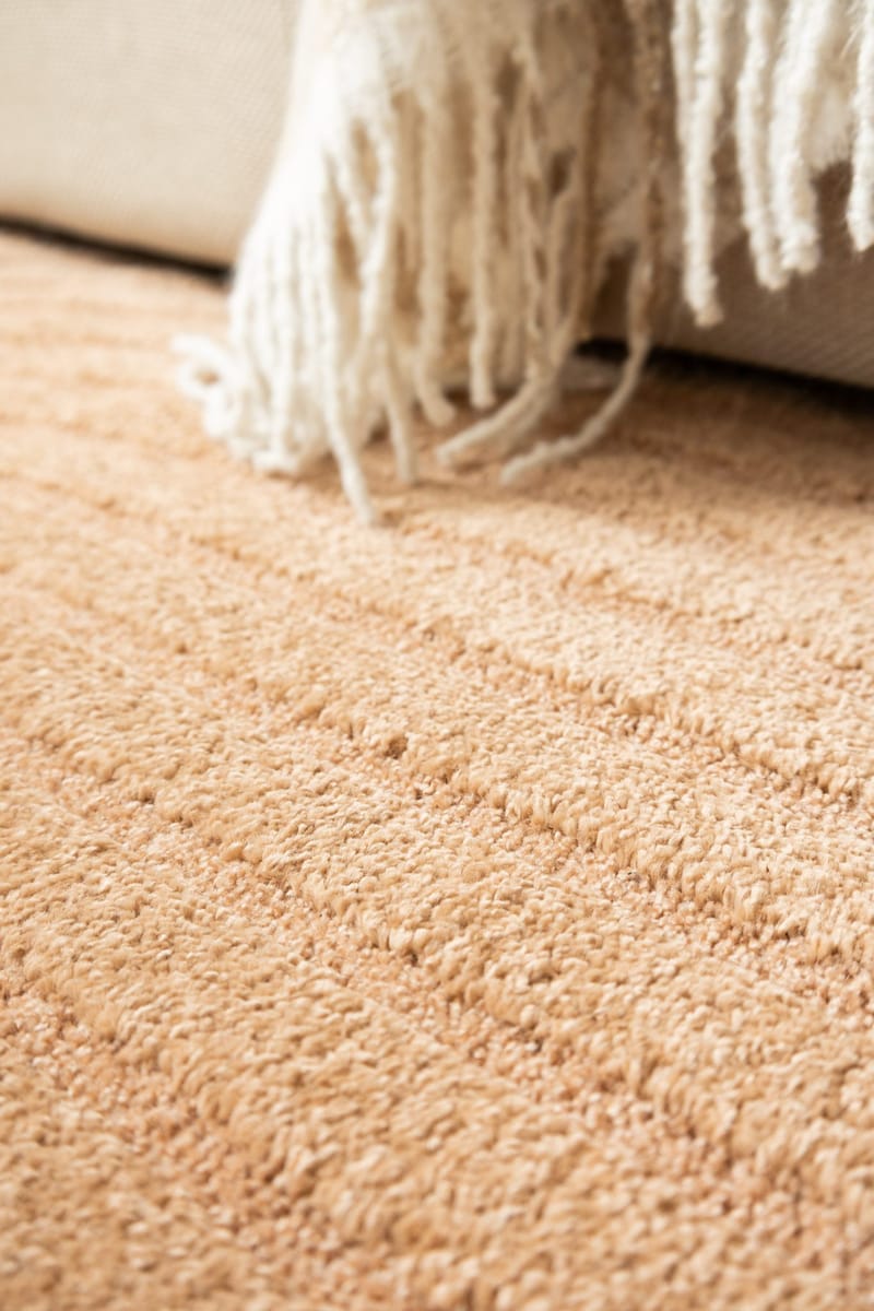Maskinvevd teppe KM Home Genova Zen 80x250 cm Peach - Fersken - Tekstiler - Tepper & Matter - Moderne tepper - Wiltontepper