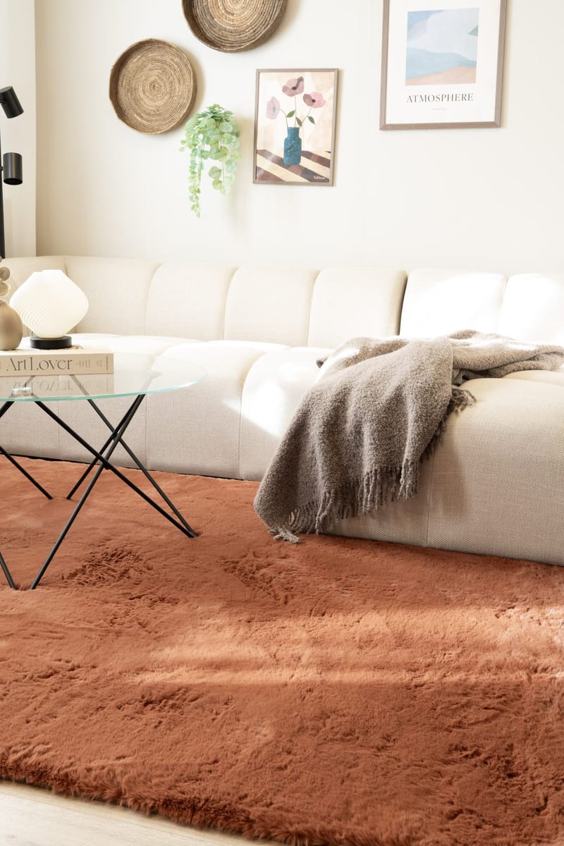 Maskinvevd teppe KM Home Heaven Deluxe 160x230 Rust - rust - Tekstiler - Tepper & Matter - Moderne tepper - Wiltontepper