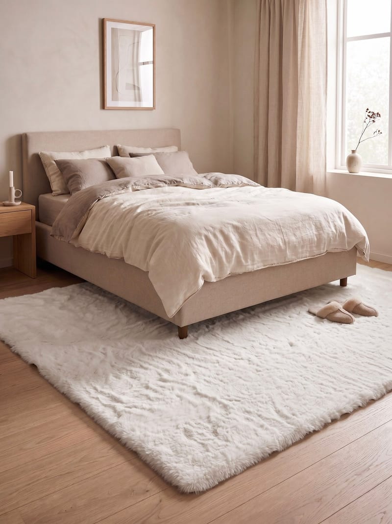 Maskinvevd teppe KM Home Heaven Deluxe 200x290 Creme - Krem - Tekstiler - Tepper & Matter - Moderne tepper - Wiltontepper