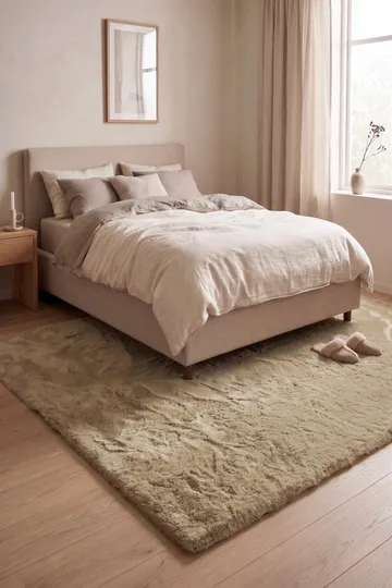 Maskinvevd teppe KM Home Heaven Deluxe 230x330 Olivengrønn - Olivengrønn - Tekstiler - Tepper & Matter - Moderne tepper - Wiltontepper