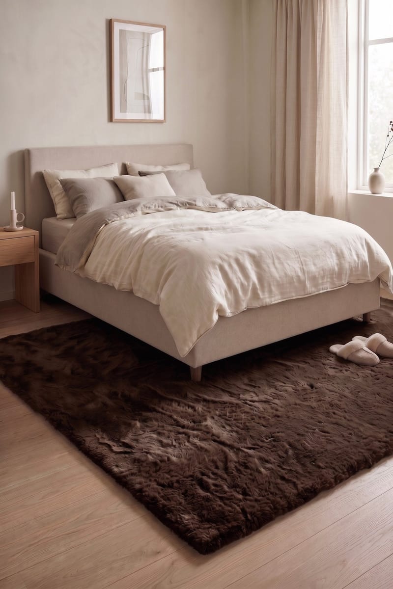 Maskinvevd teppe KM Home Heaven Deluxe 230x330 Sjokolade - Sjokolade - Tekstiler - Tepper & Matter - Moderne tepper - Wiltontepper