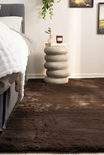 Maskinvevd teppe KM Home Heaven Deluxe 230x330 Sjokolade - Sjokolade - Tekstiler - Tepper & Matter - Moderne tepper - Wiltontepper