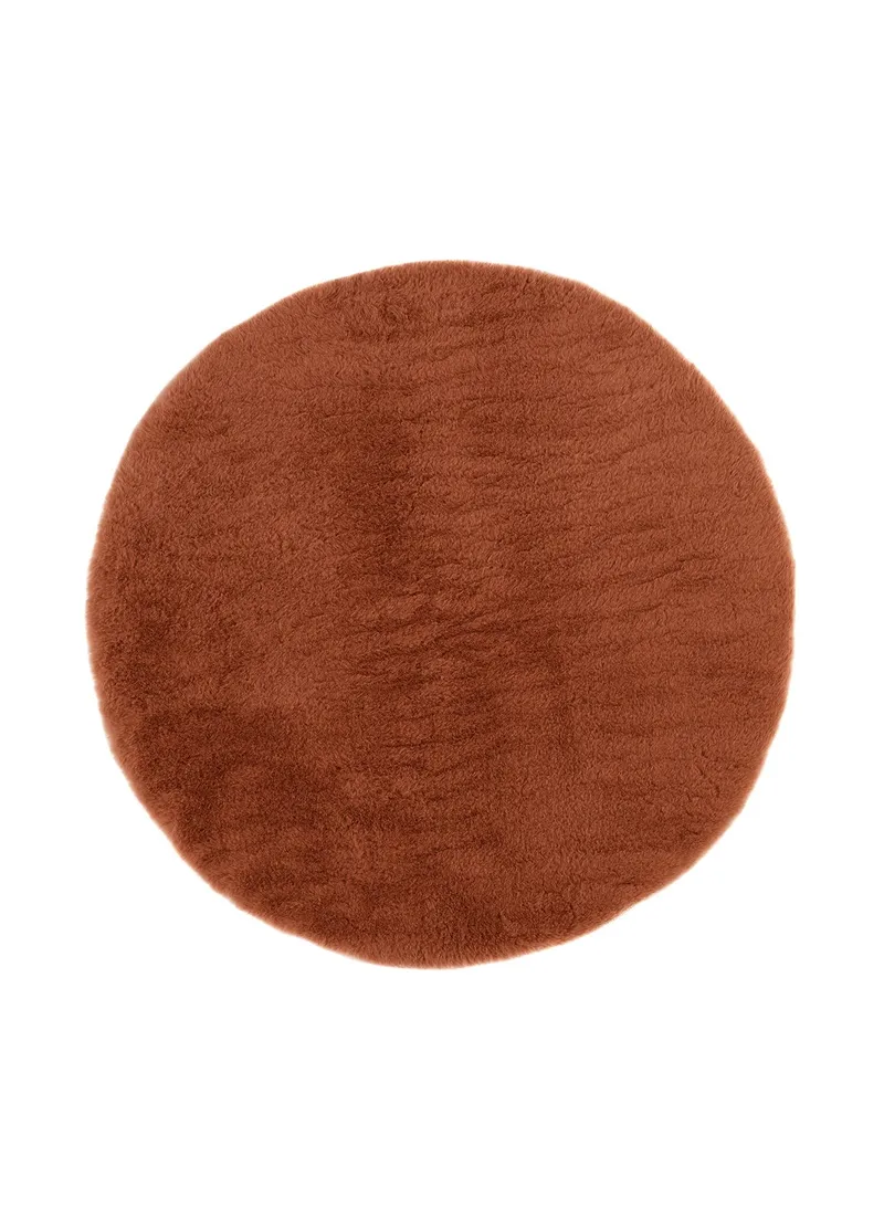 Maskinvevd teppe KM Home Heaven Deluxe RUND 160x160 Rust, Rust
