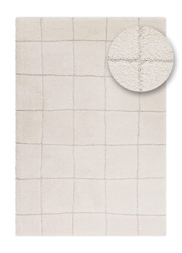 Maskinvevd teppe KM Home Montana Square 160x230 Creme - krem - Tekstiler - Tepper & Matter - Moderne tepper - Wiltontepper