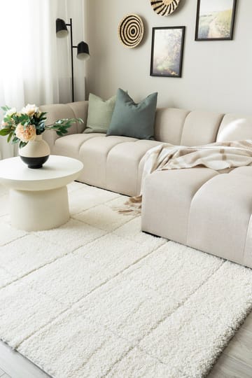 Maskinvevd teppe KM Home Montana Square 160x230 Creme - krem - Tekstiler - Tepper & Matter - Moderne tepper - Wiltontepper