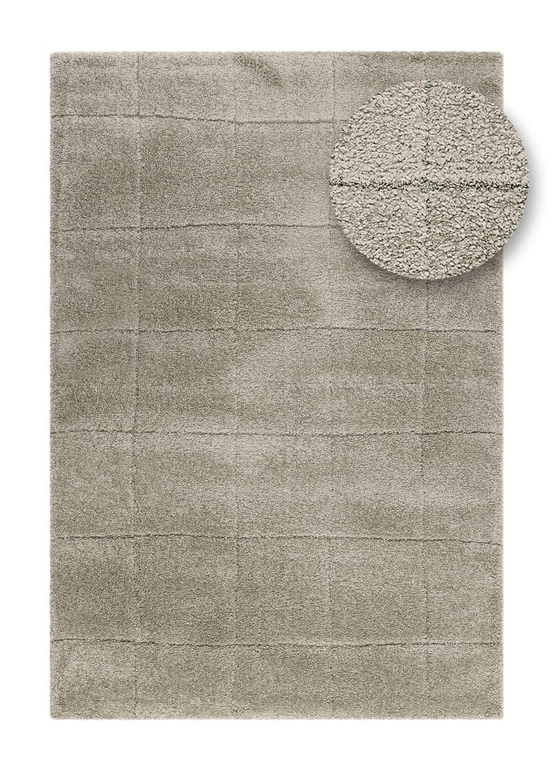 Maskinvevd teppe KM Home Montana Square 160x230 Grønn - Grønn - Tekstiler - Tepper & Matter - Moderne tepper - Wiltontepper