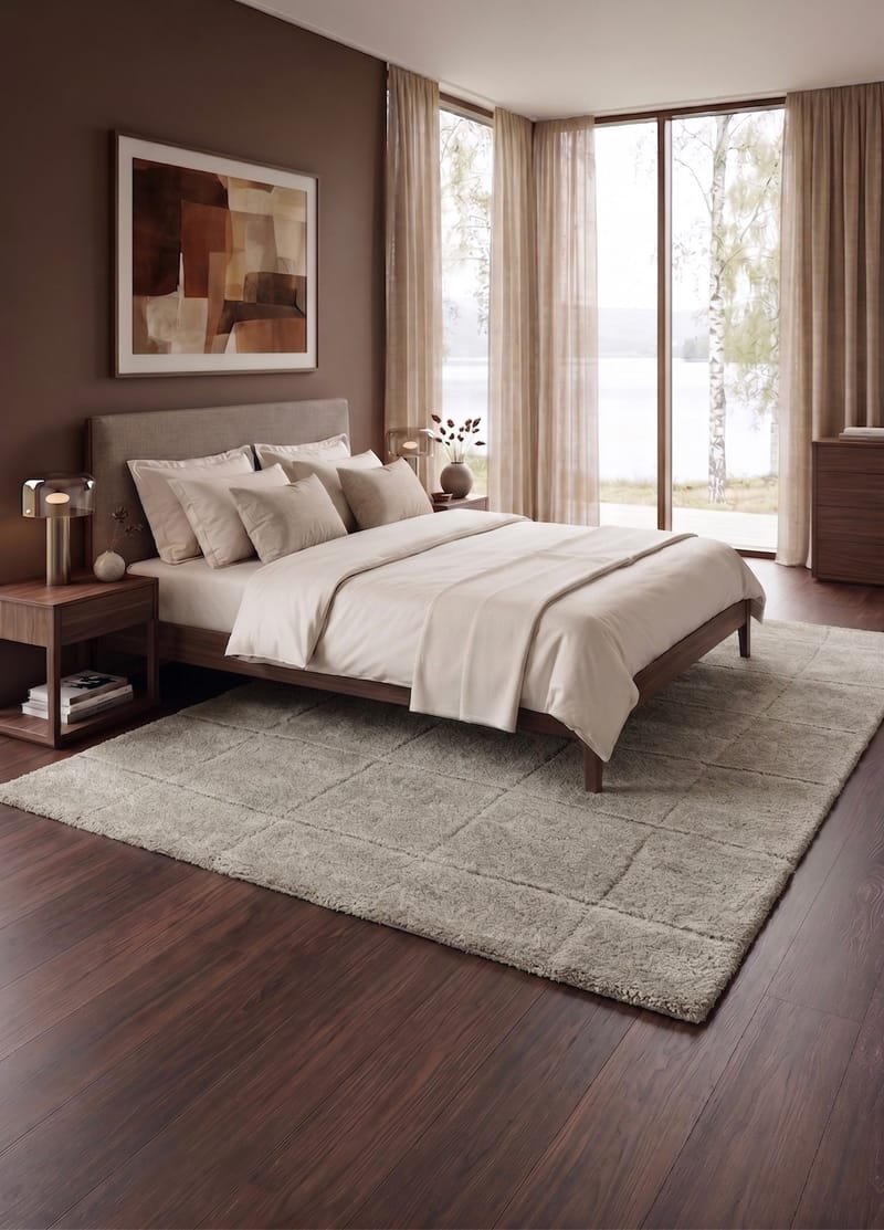 Maskinvevd teppe KM Home Montana Square 160x230 Grønn - Grønn - Tekstiler - Tepper & Matter - Moderne tepper - Wiltontepper