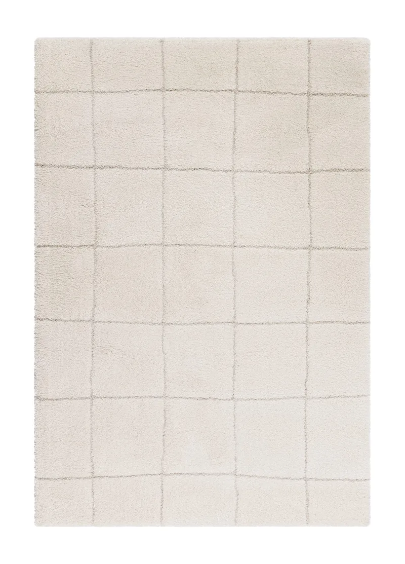 Maskinvevd teppe KM Home Montana Square 240x340 Creme, Krem
