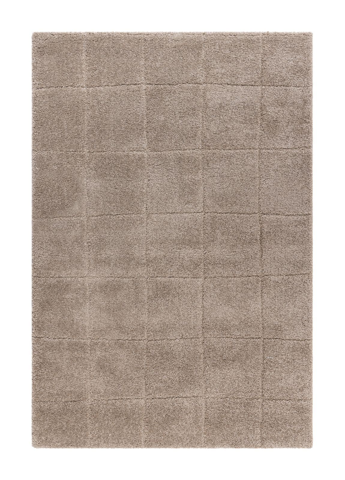 Maskinvevd teppe KM Home Montana Square 240x340 Greige - Greige